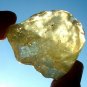 Libyan Desert Glass Meteorite Tektite impact specimen( 185 crt) Dimples Gem