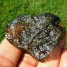 Libyan Desert Glass Meteorite Tektite impact specimen( 223 crt) dimples Green