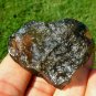 Libyan Desert Glass Meteorite Tektite impact specimen( 223 crt) dimples Green