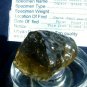 Libyan Desert Glass Meteorite Tektite impact specimen( 223 crt) dimples Green