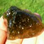 Libyan Desert Glass Meteorite Tektite impact specimen( 223 crt) dimples Green