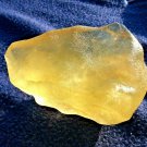 Libyan Desert Glass Meteorite Tektite impact specimen( 606 crt)Dusty yellow GEM