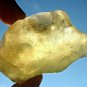 Libyan Desert Glass Meteorite Tektite impact specimen( 606 crt)Dusty yellow GEM
