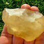 Libyan Desert Glass Meteorite Tektite impact specimen( 606 crt)Dusty yellow GEM