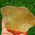 Libyan Desert Glass Meteorite Tektite impact specimen(1730 crt)dimples Real Gem