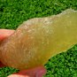 Libyan Desert Glass Meteorite Tektite impact specimen(1730 crt)dimples Real Gem