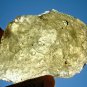 Libyan Desert Glass Meteorite Tektite impact specimen(1730 crt)dimples Real Gem