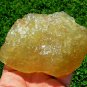 Libyan Desert Glass Meteorite Tektite impact specimen(1730 crt)dimples Real Gem