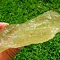 Libyan Desert Glass Meteorite Tektite impact specimen(1730 crt)dimples Real Gem