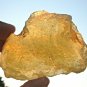 Libyan Desert Glass Meteorite Tektite impact specimen( 940 crt)dimples Red Gem