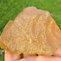 Libyan Desert Glass Meteorite Tektite impact specimen( 940 crt)dimples Red Gem