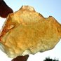 Libyan Desert Glass Meteorite Tektite impact specimen( 940 crt)dimples Red Gem