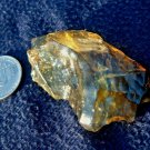 Libyan Desert Glass Meteorite Tektite impact specimen( 115 crt)dimples Drak Gem