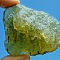 Libyan Desert Glass Meteorite Tektite impact Cantimani stone(770 crt)Dark Green