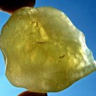 Libyan Desert Glass Meteorite Tektite impact Cintamani( 405 crt)Half Green White