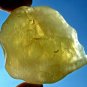 Libyan Desert Glass Meteorite Tektite impact Cintamani( 405 crt)Half Green White