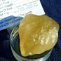Libyan Desert Glass Meteorite Tektite impact Cintamani( 405 crt)Half Green White