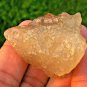 Libyan Desert Glass Meteorite Tektite impact specimen( 215 crt)Dimples Green