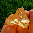 Libyan Desert Glass Meteorite Tektite impact Cintamani(48 crt) cristobalite Gem
