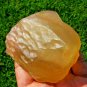 Libyan Desert Glass Meteorite Tektite impact specimen(1220 ct)dimples orange Gem