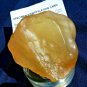 Libyan Desert Glass Meteorite Tektite impact specimen(1220 ct)dimples orange Gem