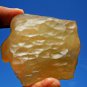 Libyan Desert Glass Meteorite Tektite impact specimen(1220 ct)dimples orange Gem