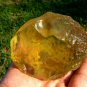 Libyan Desert Glass Meteorite Tektite impact specimen( 1420 crt) yellow GEM
