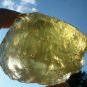 Libyan Desert Glass Meteorite Tektite impact specimen( 1420 crt) yellow GEM