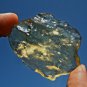 Libyan Desert Glass Meteorite Tektite impact specimen( 154 crt)dimples Real Gem