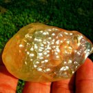Libyan Desert Glass Meteorite Tektite impact specimen( 483 crt) yellow GEM