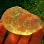 Libyan Desert Glass Meteorite Tektite impact specimen( 483 crt) yellow GEM