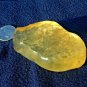 Libyan Desert Glass Meteorite Tektite impact specimen( 483 crt) yellow GEM