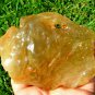 Libyan Desert Glass Meteorite Tektite impact specimen( 2055 crt) Natural Hole