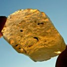 Libyan Desert Glass Meteorite Tektite impact specimen( 143 crt) Dimples  yellow