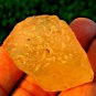 Libyan Desert Glass Meteorite Tektite impact specimen( 143 crt) Dimples  yellow