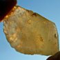 Libyan Desert Glass Meteorite Tektite impact specimen( 143 crt) Dimples  yellow