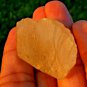 Libyan Desert Glass Meteorite Tektite impact specimen( 143 crt) Dimples yellow