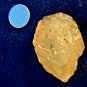 Libyan Desert Glass Meteorite Tektite impact specimen( 143 crt) Dimples yellow