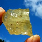 Libyan Desert Glass Meteorite Tektite impact specimen(135 crt)dimple yellow Gem