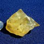 Libyan Desert Glass Meteorite Tektite impact specimen(135 crt)dimple yellow Gem