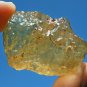 Libyan Desert Glass Meteorite Tektite impact specimen( 195 crt)dimples Red  gem