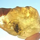 Libyan Desert Glass Meteorite Tektite impact specimen(1625 crt)dimples Dark Gem