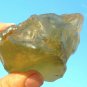 Libyan Desert Glass Meteorite Tektite impact specimen(1625 crt)dimples Dark Gem