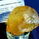 Libyan Desert Glass Meteorite Tektite impact specimen( 1345 crt) Fully TRANSLUCE