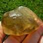 Libyan Desert Glass Meteorite Tektite impact specimen( 337 crt)dimples Dark Gem