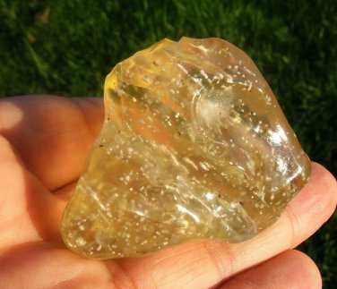 Libyan Desert Glass Meteorite Tektite impact specimen( 350 crt)cristobalite rare