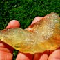 Libyan Desert Glass Meteorite Tektite impact Gem ( 355 crt)Big- Prehistoric Tool