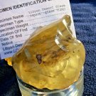 Libyan Desert Glass Meteorite Tektite impact specimen( 660 crt)dimples dark Gem