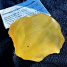 Libyan Desert Glass Meteorite Tektite impact specimen( 1235 crt)Super yellow gem