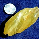Libyan Desert Glass Meteorite Tektite impact specimen(353 crt)dimples Green